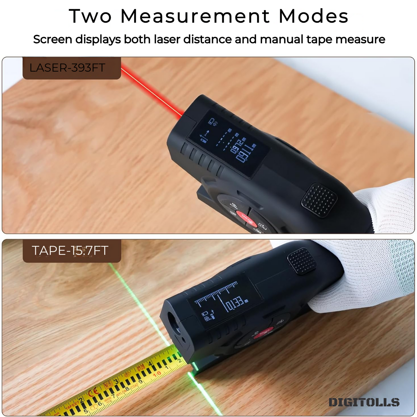 SmartMeasure 3-in-1 Smart Laser Tool